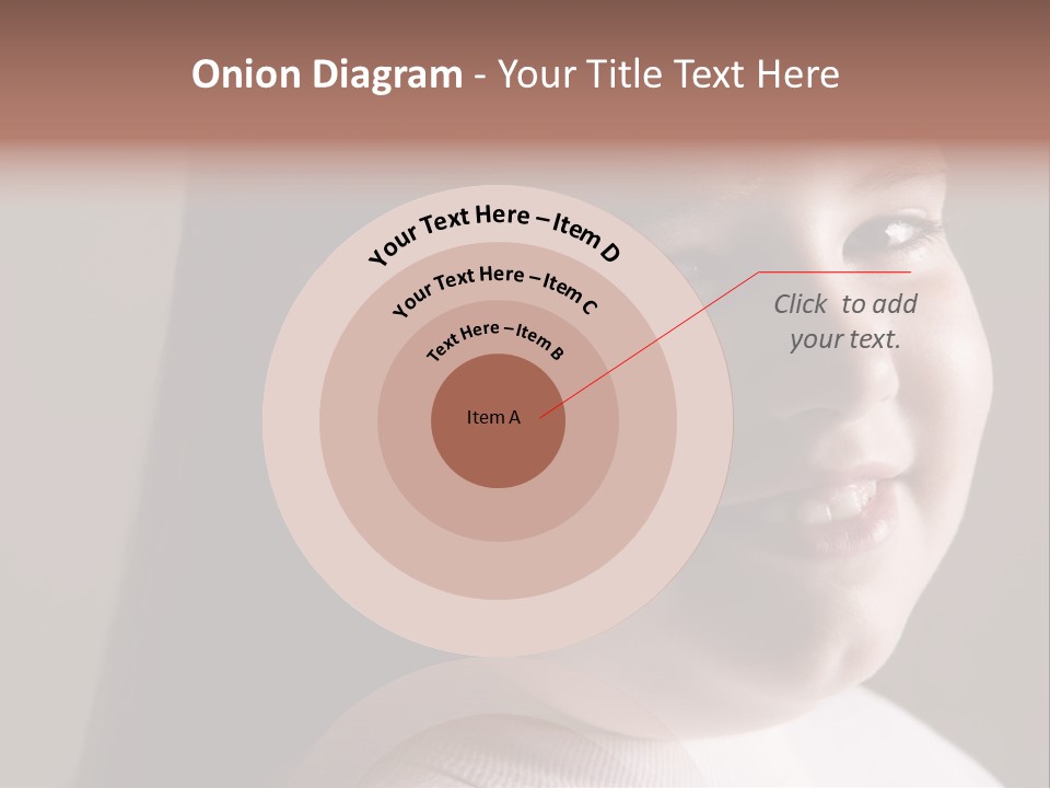 Long Hair Girl Preadolescent PowerPoint Template