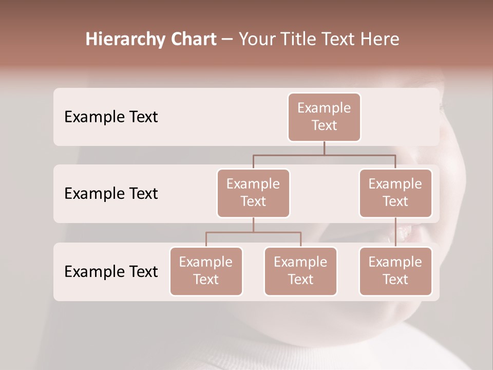 Long Hair Girl Preadolescent PowerPoint Template