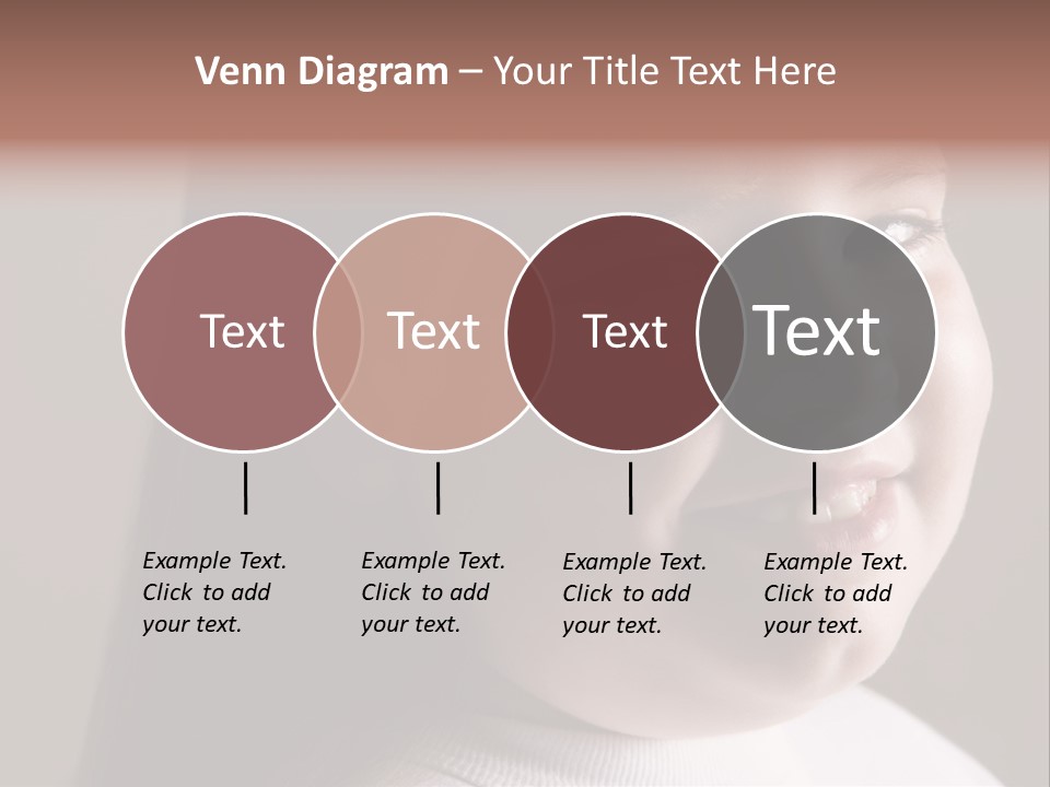 Long Hair Girl Preadolescent PowerPoint Template