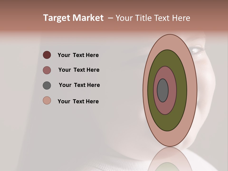 Long Hair Girl Preadolescent PowerPoint Template