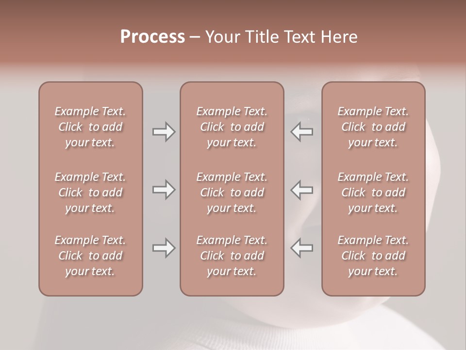 Long Hair Girl Preadolescent PowerPoint Template
