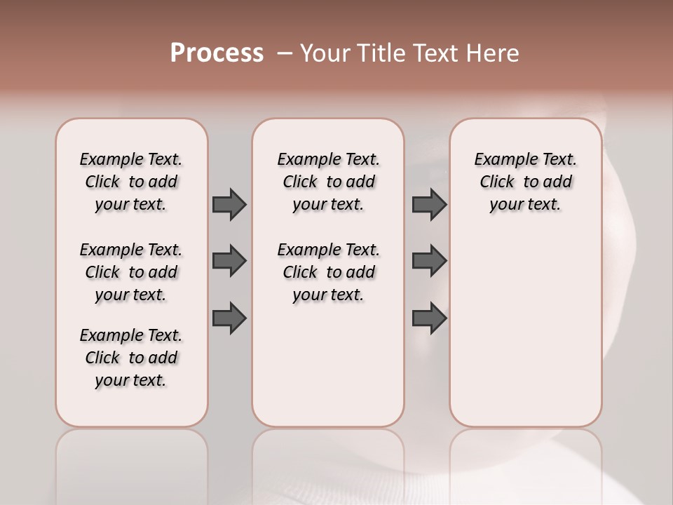 Long Hair Girl Preadolescent PowerPoint Template