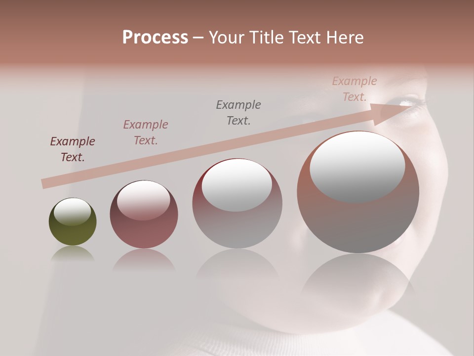 Long Hair Girl Preadolescent PowerPoint Template