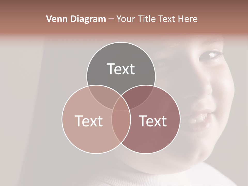 Long Hair Girl Preadolescent PowerPoint Template