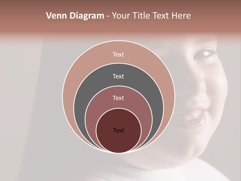 Long Hair Girl Preadolescent PowerPoint Template