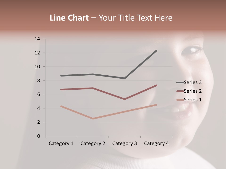 Long Hair Girl Preadolescent PowerPoint Template