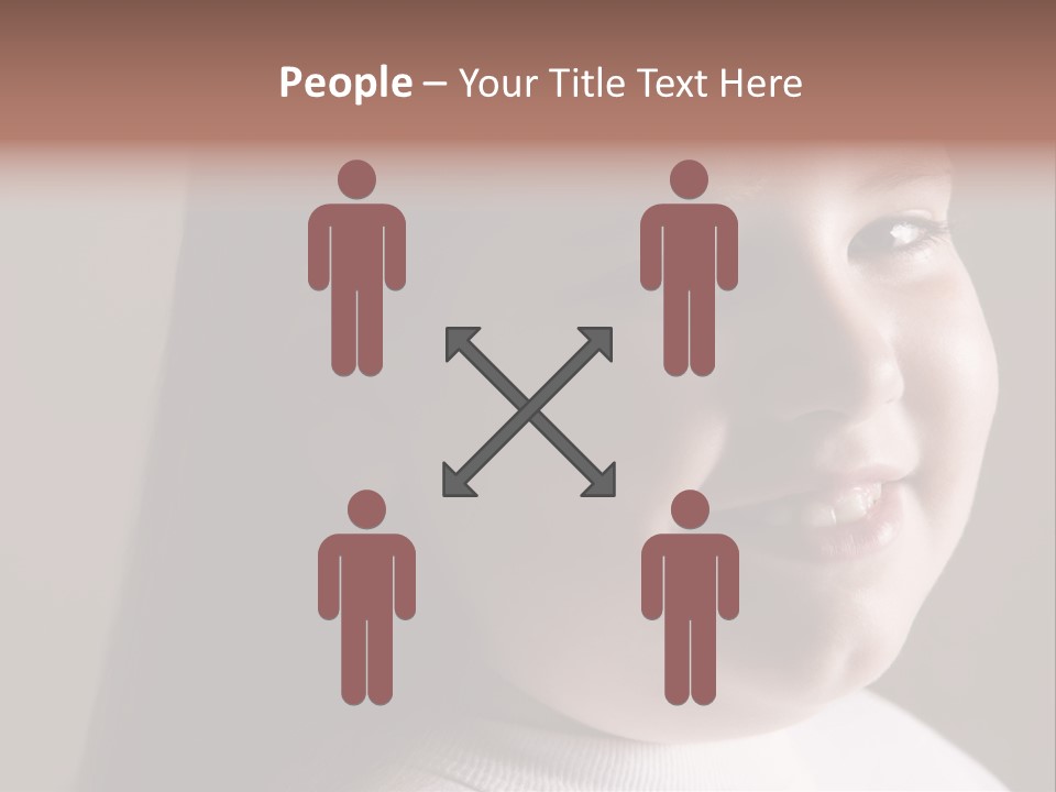 Long Hair Girl Preadolescent PowerPoint Template