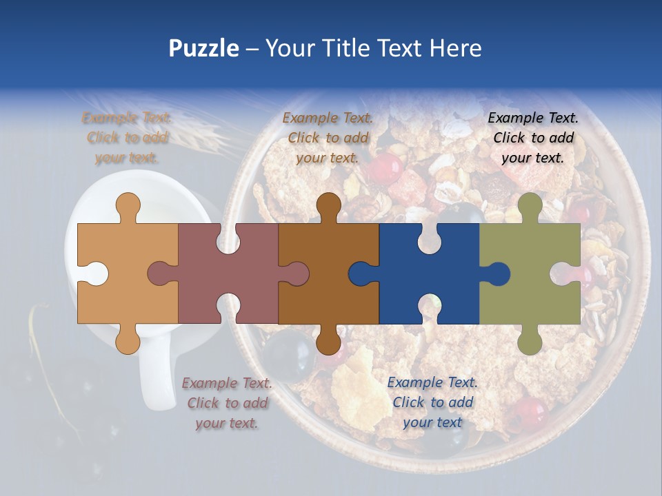 Ingredient Dried Fruits Seed PowerPoint Template