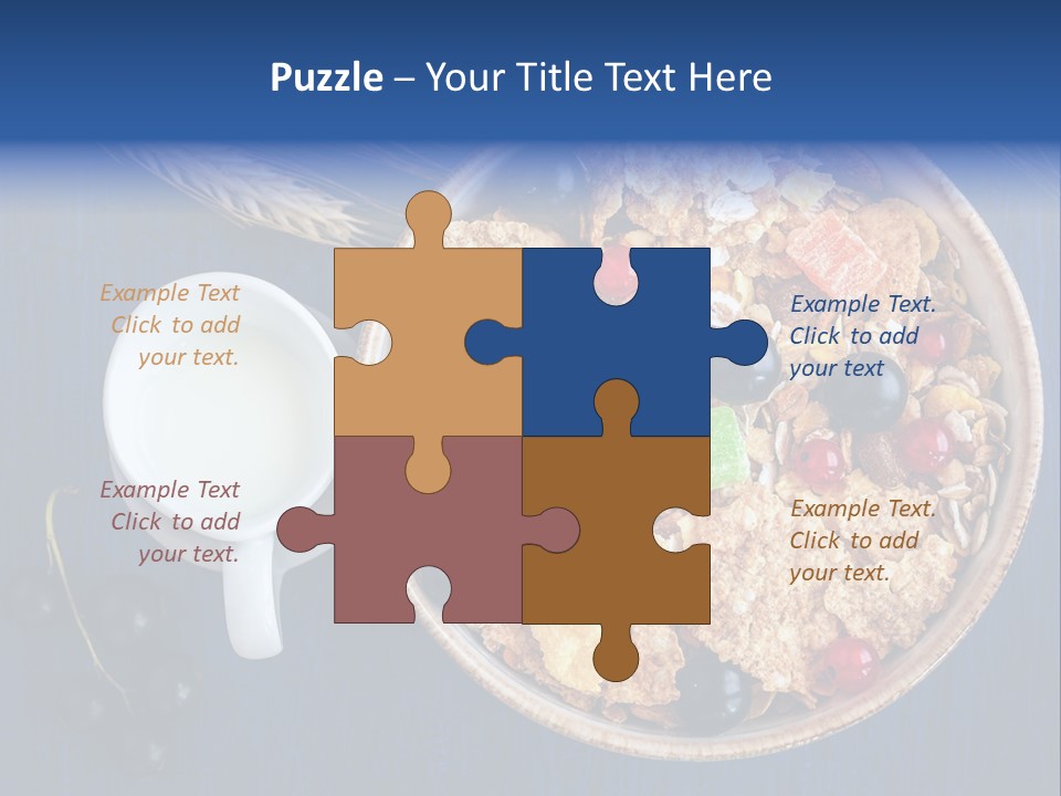 Ingredient Dried Fruits Seed PowerPoint Template