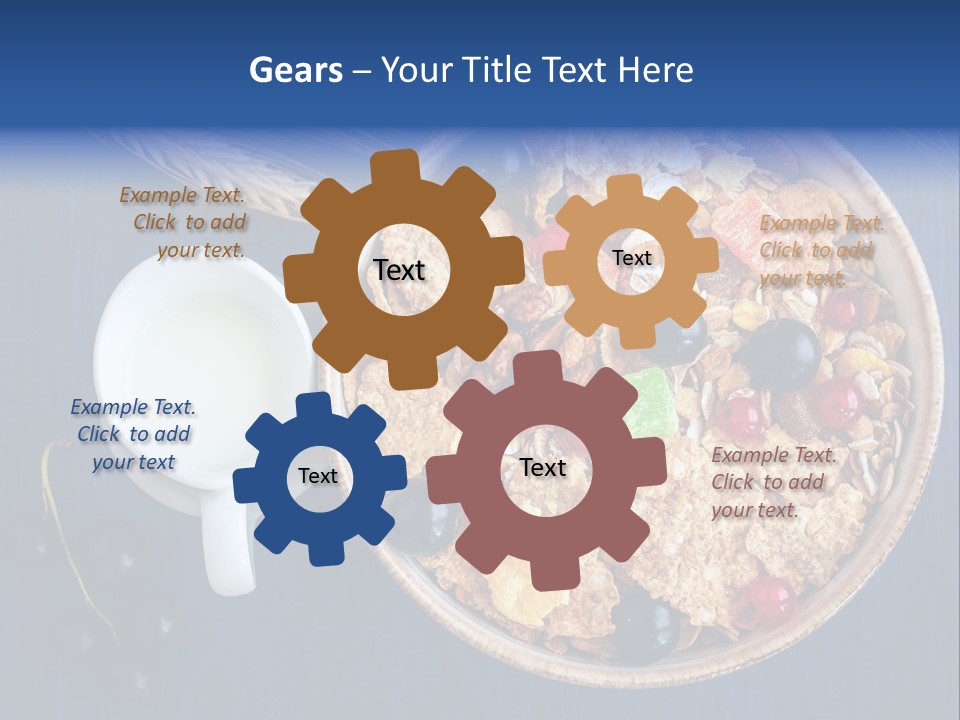 Ingredient Dried Fruits Seed PowerPoint Template