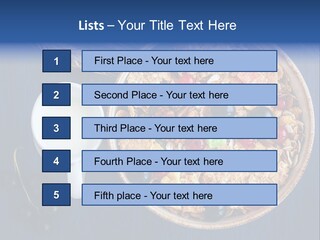 Ingredient Dried Fruits Seed PowerPoint Template