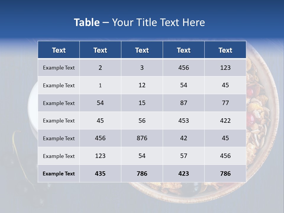 Ingredient Dried Fruits Seed PowerPoint Template
