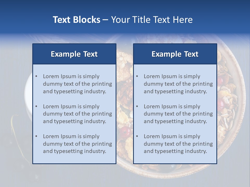 Ingredient Dried Fruits Seed PowerPoint Template