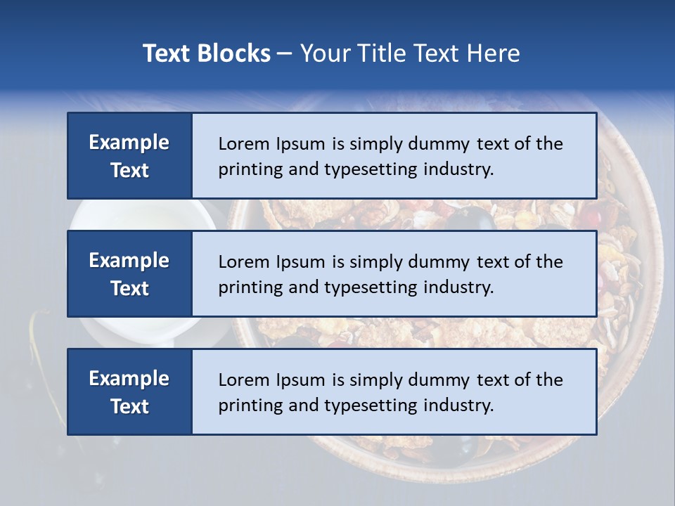 Ingredient Dried Fruits Seed PowerPoint Template