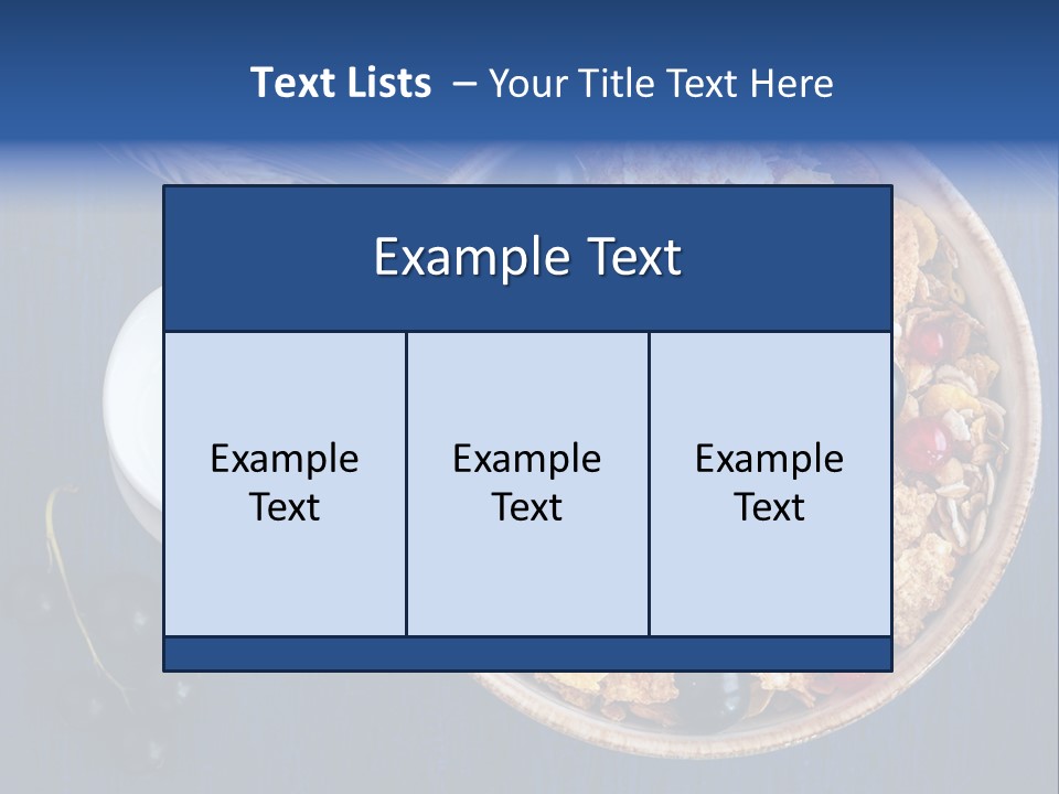 Ingredient Dried Fruits Seed PowerPoint Template