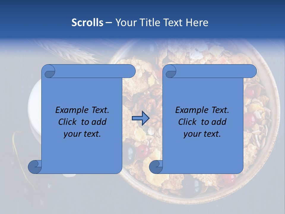 Ingredient Dried Fruits Seed PowerPoint Template