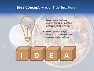 Ingredient Dried Fruits Seed PowerPoint Template