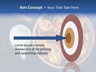 Ingredient Dried Fruits Seed PowerPoint Template