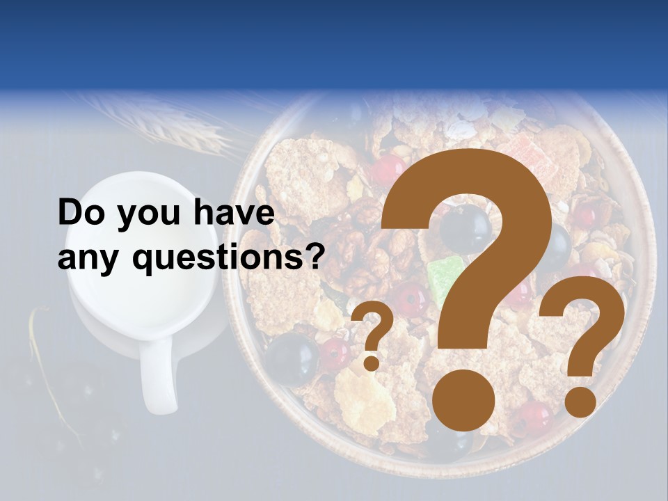 Ingredient Dried Fruits Seed PowerPoint Template