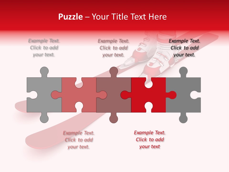 Boot Glasses Sport PowerPoint Template