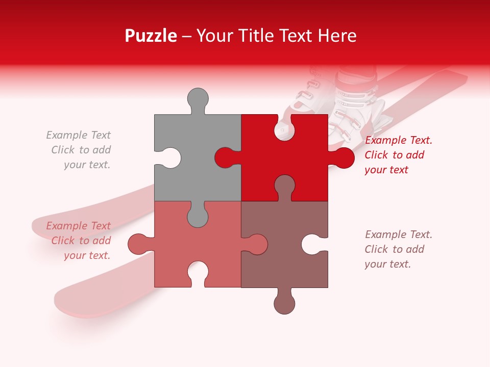 Boot Glasses Sport PowerPoint Template