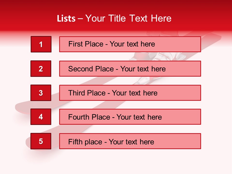 Boot Glasses Sport PowerPoint Template