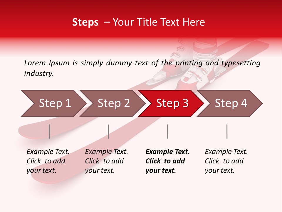 Boot Glasses Sport PowerPoint Template