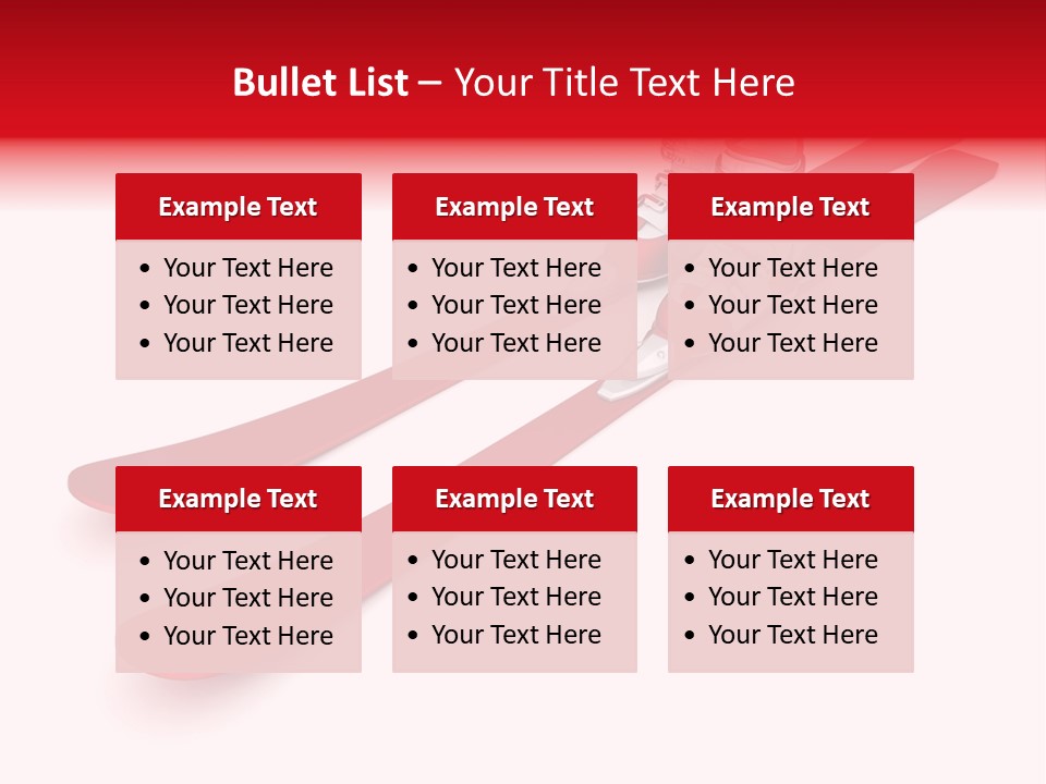 Boot Glasses Sport PowerPoint Template