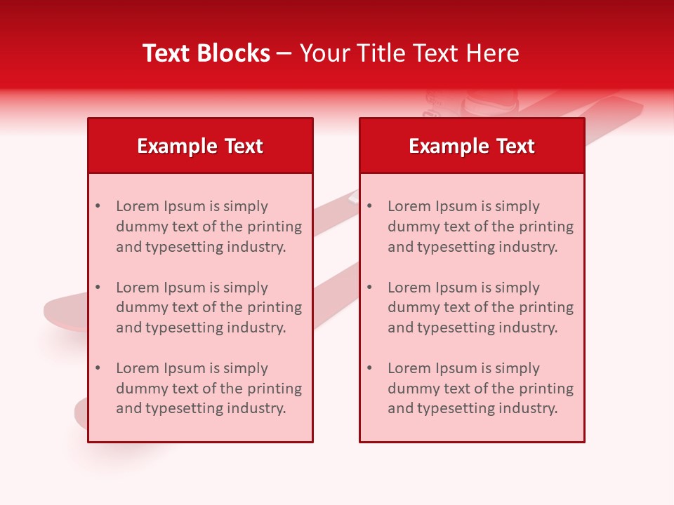 Boot Glasses Sport PowerPoint Template