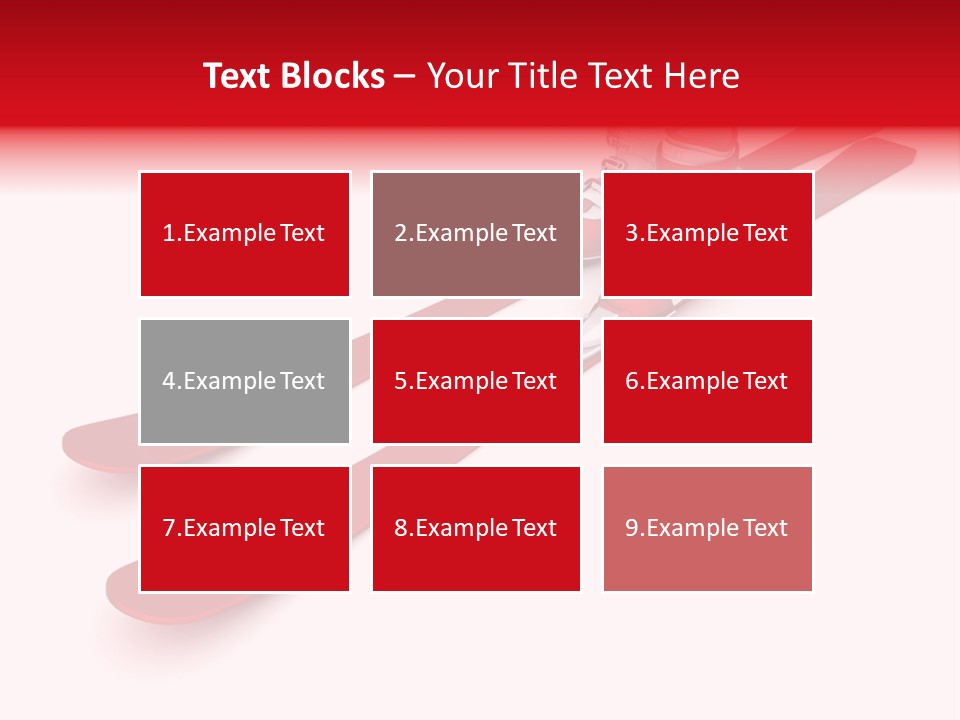 Boot Glasses Sport PowerPoint Template