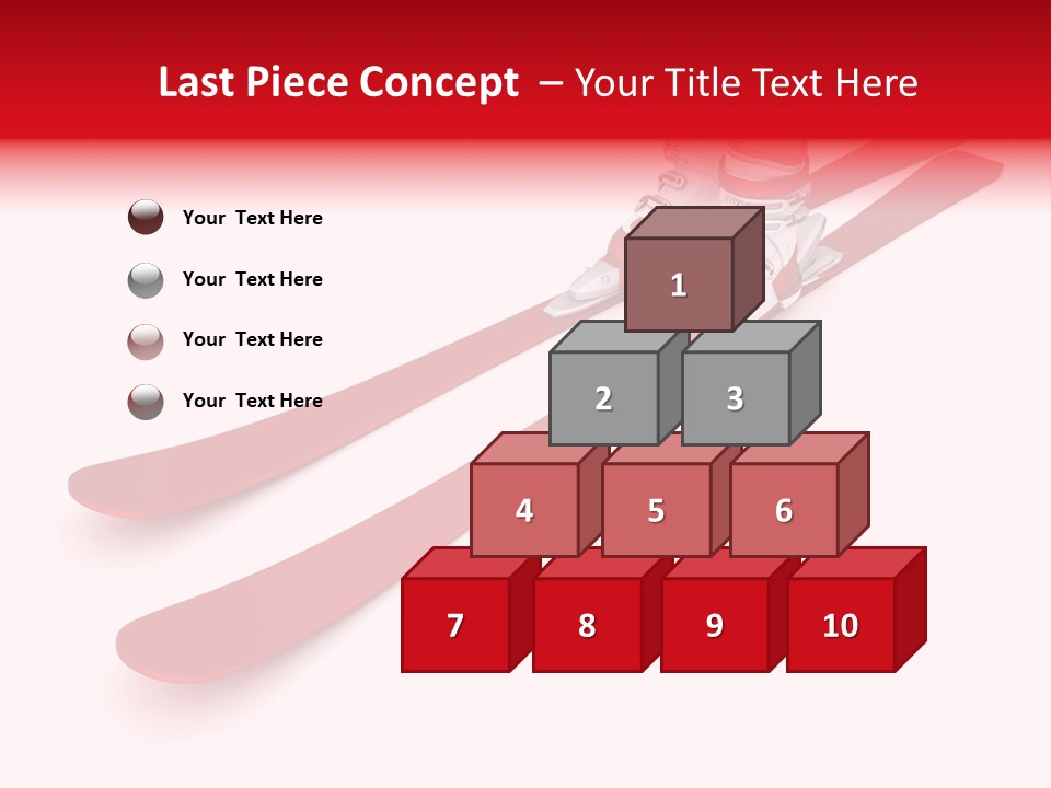 Boot Glasses Sport PowerPoint Template