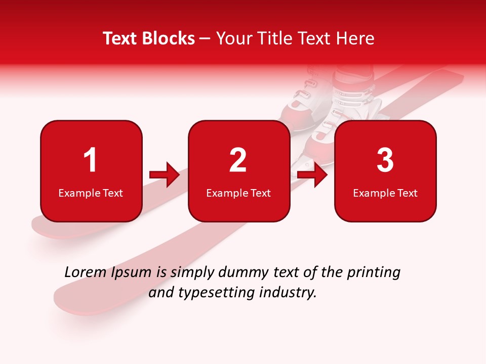 Boot Glasses Sport PowerPoint Template