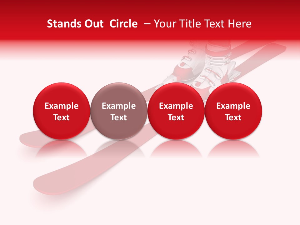 Boot Glasses Sport PowerPoint Template