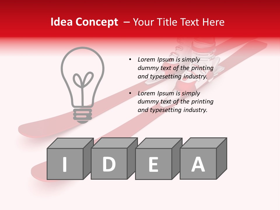 Boot Glasses Sport PowerPoint Template