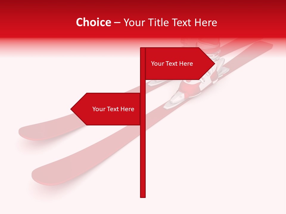 Boot Glasses Sport PowerPoint Template