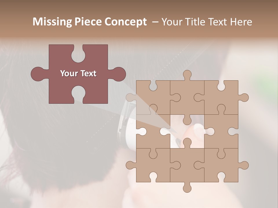 Ears Razor Short PowerPoint Template