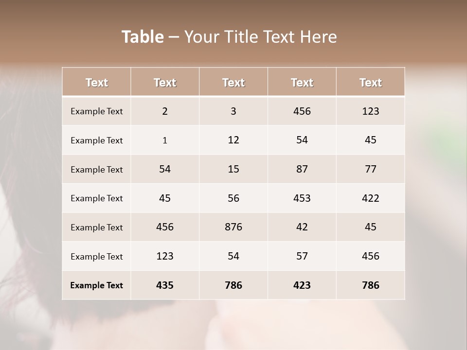 Ears Razor Short PowerPoint Template