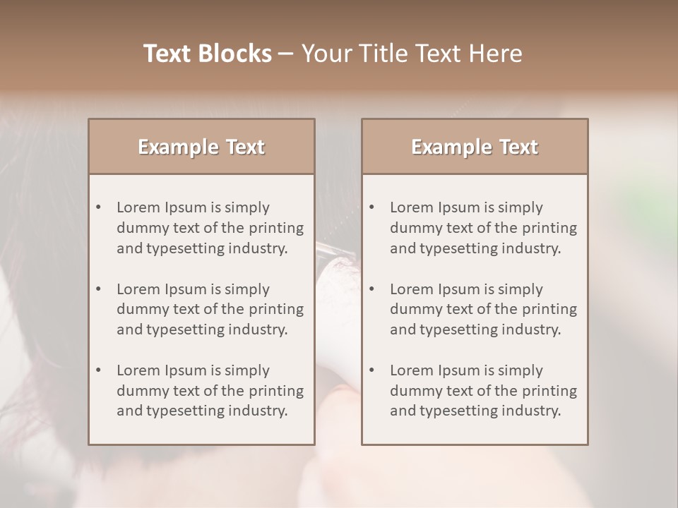 Ears Razor Short PowerPoint Template