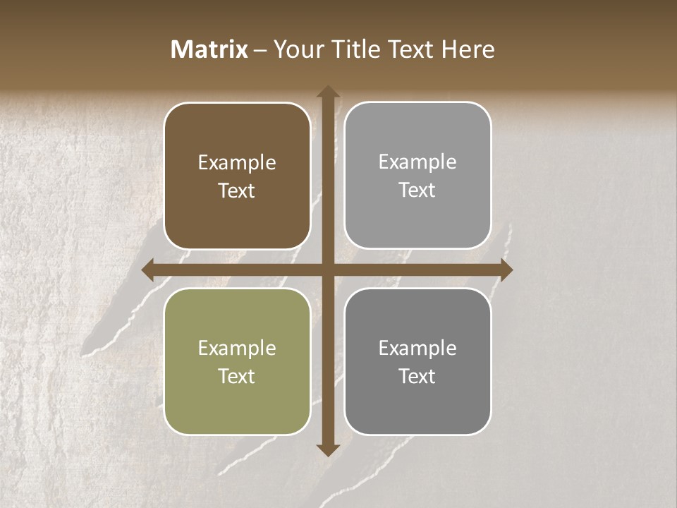 A Piece Of Wood That Has Been Cut In Half PowerPoint Template