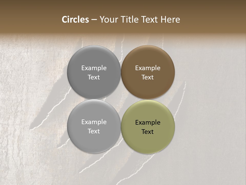 A Piece Of Wood That Has Been Cut In Half PowerPoint Template