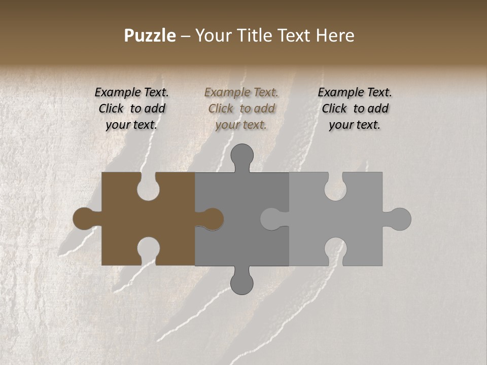 A Piece Of Wood That Has Been Cut In Half PowerPoint Template