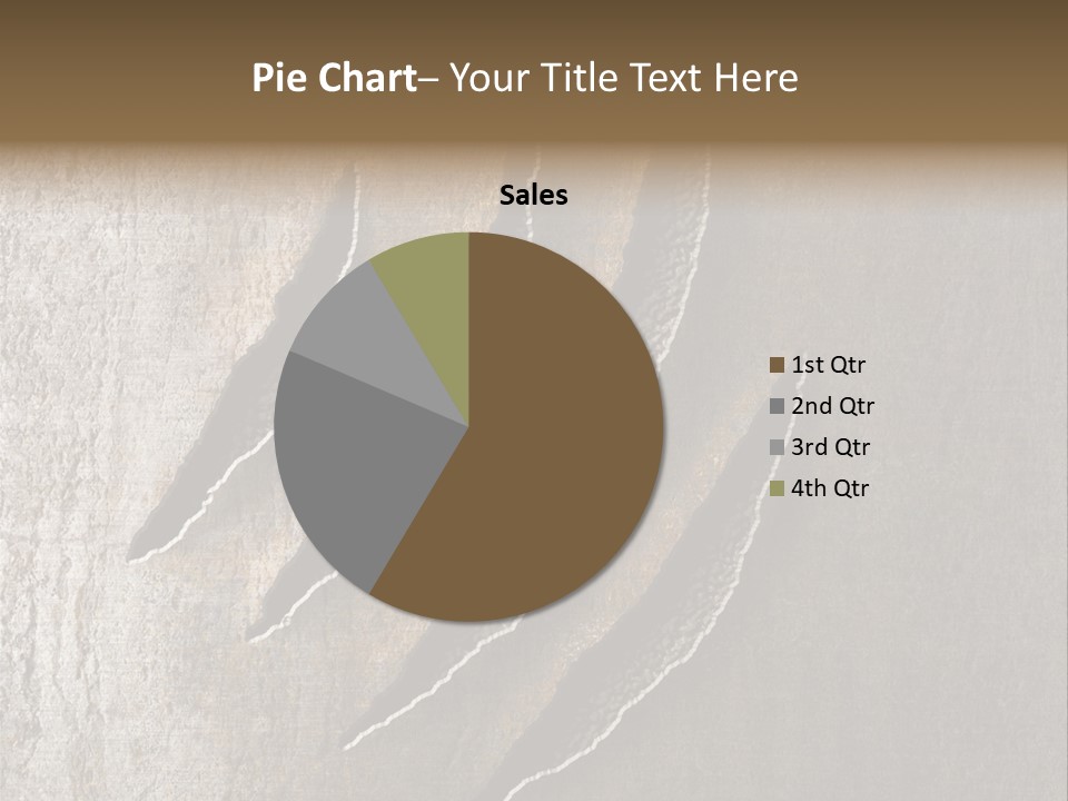 A Piece Of Wood That Has Been Cut In Half PowerPoint Template