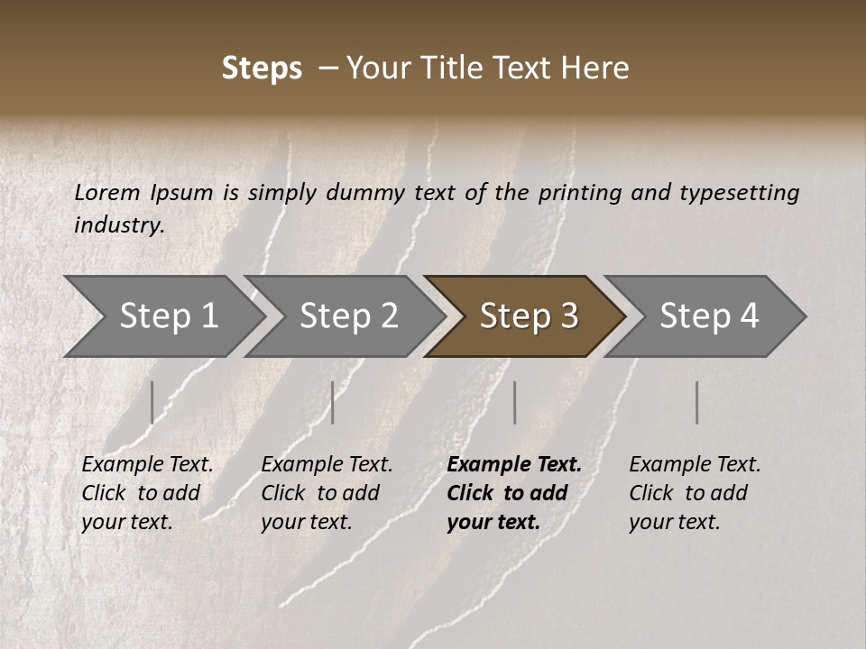 A Piece Of Wood That Has Been Cut In Half PowerPoint Template