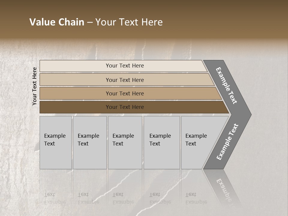 A Piece Of Wood That Has Been Cut In Half PowerPoint Template