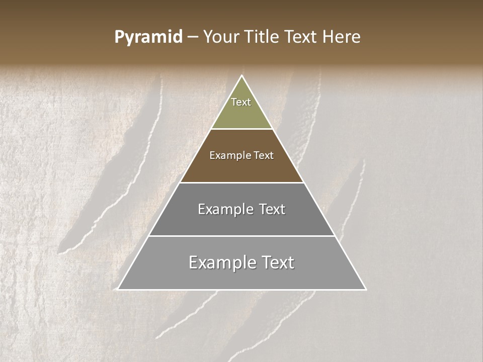 A Piece Of Wood That Has Been Cut In Half PowerPoint Template