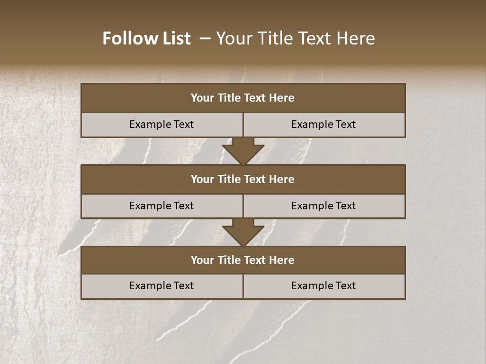 A Piece Of Wood That Has Been Cut In Half PowerPoint Template
