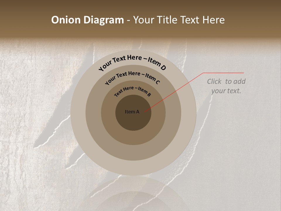 A Piece Of Wood That Has Been Cut In Half PowerPoint Template