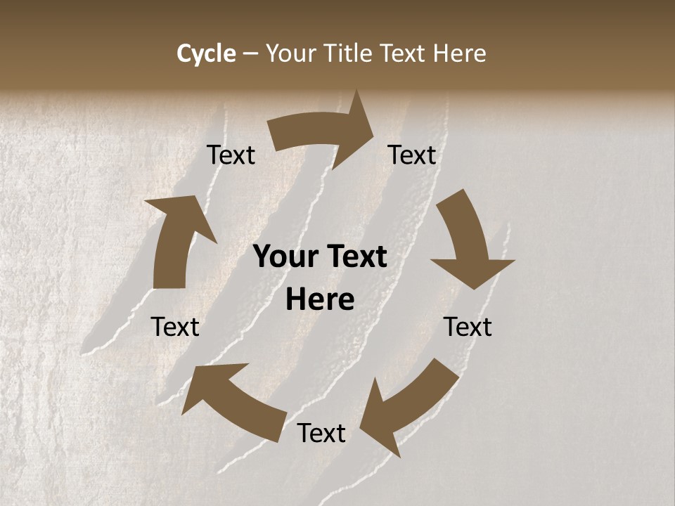 A Piece Of Wood That Has Been Cut In Half PowerPoint Template