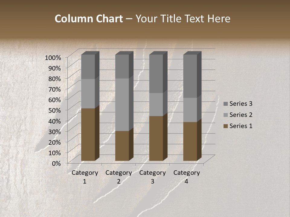 A Piece Of Wood That Has Been Cut In Half PowerPoint Template