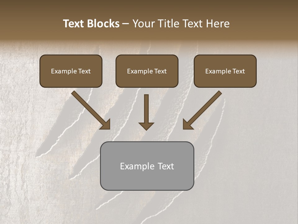 A Piece Of Wood That Has Been Cut In Half PowerPoint Template